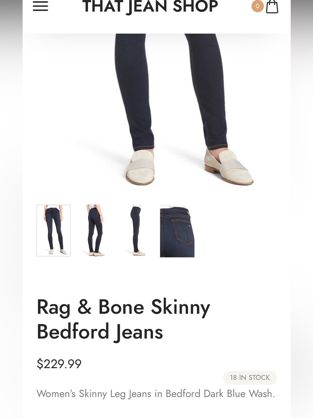 rag & bone Bedford Skinny Jeans